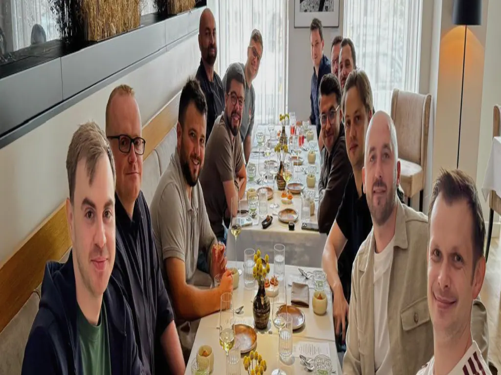 Kolacja Warszawa członków PB Club